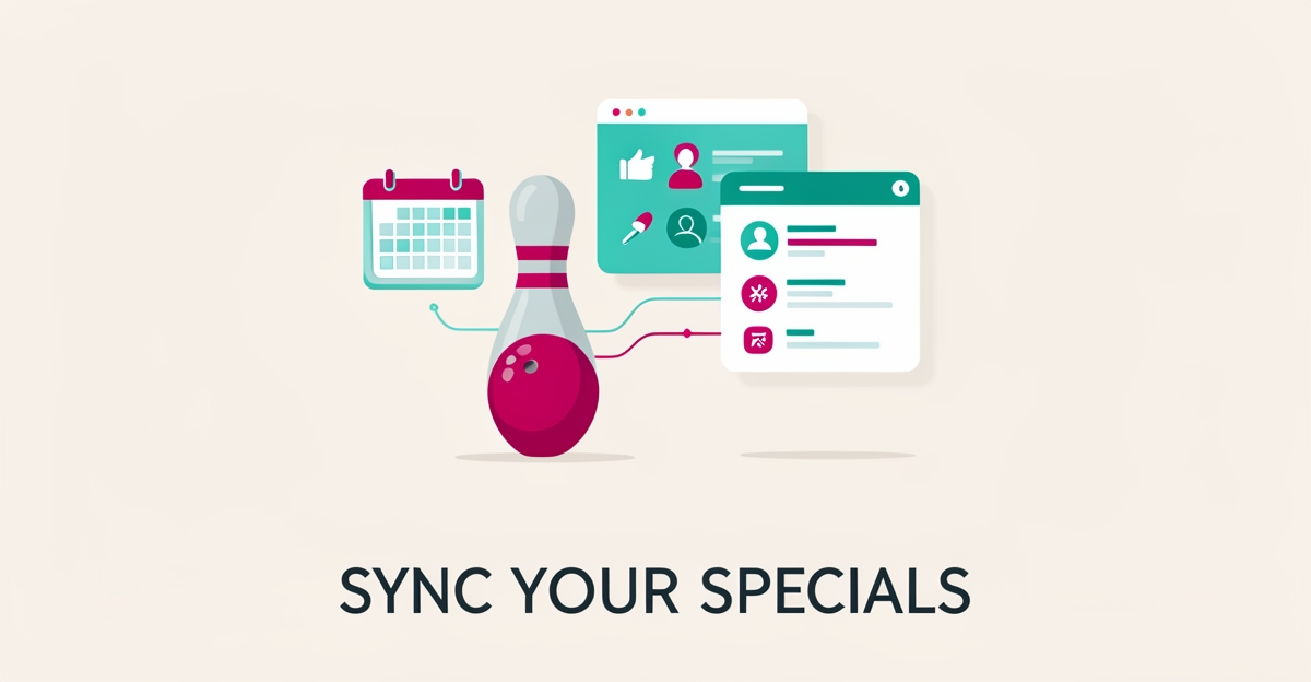 Automating Your Bowling Alley's Weekly Specials: Keep Website & Socials in Sync