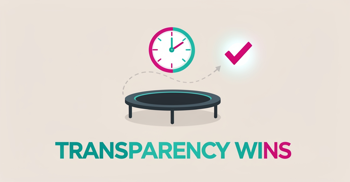 The Hidden Cost of Unclear Trampoline Turnaround Times: How Transparency Drives Conversions